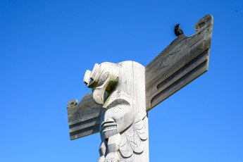 Totem with Crow