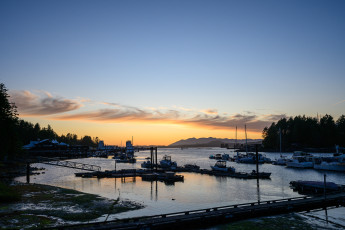 Tofino Harbour at Sunset
