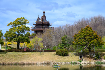 Elevator Tower at Ghibli Park