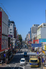 Shinjuku City from Shin-okubo Station